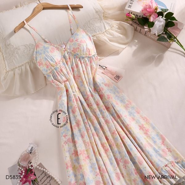  Daisy Dress D5835 - Váy thô hoa mềm 