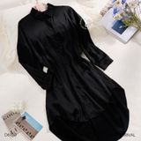  Váy sơ mi lụa Delicate D6110 