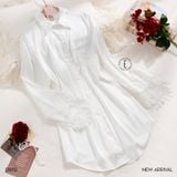  Váy sơ mi lụa Velour D6112 