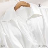  Váy sơ mi lụa Lush D6113 ( dây buộc rời) 