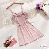  Noir Dress D6115 - Váy lụa satin trơn 