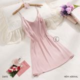  Noir Dress D6115 - Váy lụa satin trơn 