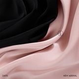  Noir Dress D6115 - Váy lụa satin trơn 