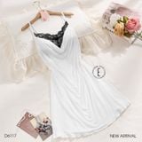  Váy thun phối ren Cowl D6117 