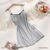  Váy thun phối ren Cowl D6117 