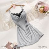  Váy thun phối ren Cowl D6117 