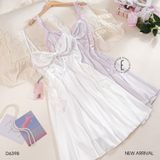  Váy lụa 2 dây nơ D6398 