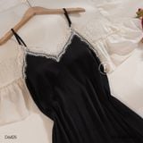  Váy lụa 2 dây dài đệm ngực mỏng D6425 