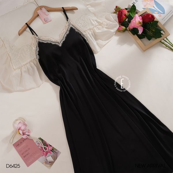  Váy 2 dây lụa D6425 