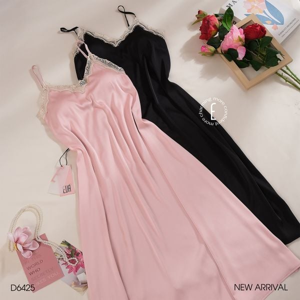  Váy 2 dây lụa D6425 