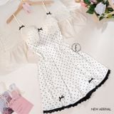  Váy 2 dây tim D7362 