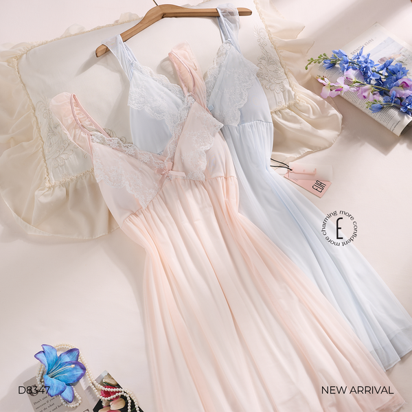  VÁY LƯỚI LÓT THUN MỀM D8347 