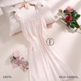  VÁY LỤA NGỦ 2 DÂY MẶC NHÀ D8374 