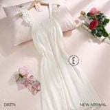  VÁY LỤA NGỦ 2 DÂY MẶC NHÀ D8374 