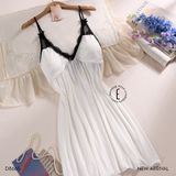  Váy thun cotton D8665 đệm ngực mỏng 