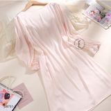  Váy lụa tay dài D8751-3 