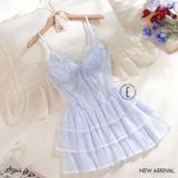  Váy 2 dây voan D9144 