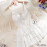  Váy 2 dây voan D9144 