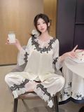  Pyjama dài lụa PM3230 