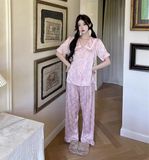  Bộ ngủ pijama lụa QDTN QD26 ( nhiều hoạ tiết) 