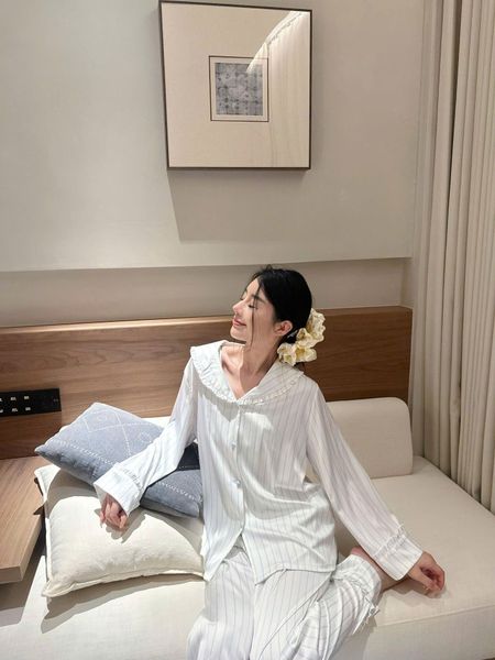  Pyjama lụa sọc PM6126 