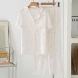  Pyjama dài lụa satin mềm PM9979-2 