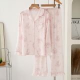  Pyjama dài lụa satin mềm PM8283 