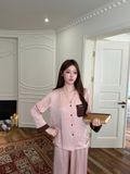  Enigma Pyjama - Bộ lụa phối màu PM4677 