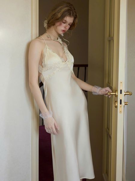  Opulent Dress - Váy lụa dài D5103 