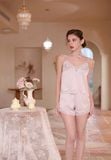  Amour B2561 - Bộ 2 dây ngắn lụa satin mềm phối ren 