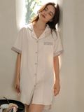  Váy lụa viền D1023-3 