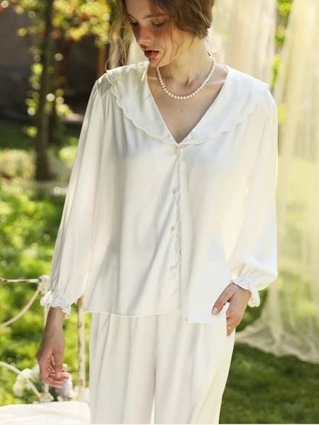  Pyjama dài lụa satin PM253 