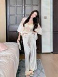  Bộ pyjama lụa 4 món PM4865 