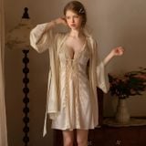  Váy 2 dây lụa phối ren D3615 