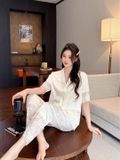  Bộ ngủ pijama lụa QDTN QD26 ( nhiều hoạ tiết) 