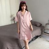  Váy lụa viền D1016 