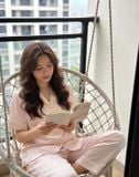  Pyjama lụa trơn dài PM8558-2 