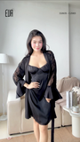  Váy lụạ satin có gọng D2605 (D95) 