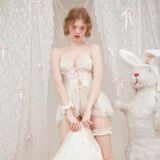  Váy lưới 2 dây hoa D2548 