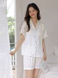  Pyjama ngắn lụa satin PM9458-1 