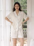  Pyjama ngắn lụa satin PM9458-1 
