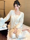  Bộ pyjama lụa tiểu thư PM1122 