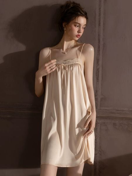  Váy lụa satin D2599 