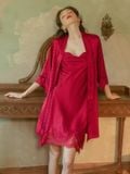  Váy lụa satin D2594 
