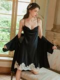  Váy lụa satin D2594 