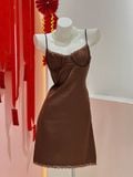  Váy lụạ satin D95 - 2605 