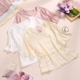  Bộ pyjama lụa quần dài tay ngắn PM02-2 
