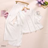  Bộ pyjama lụa quần dài tay ngắn PM02-2 