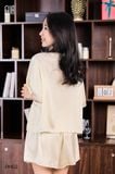  Glow PM02 -Bộ pyjama lụa satin ngắn 