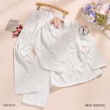  Pyjama lụa dài PM1218 